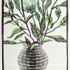 Maurice Christo van Meijel: Boeket V (2026), gemengde techniek op papier, 43 x 33 cm. 195 euro