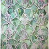 Maurice Christo van Meijel: Lathyrus Odoratus Lilac (2017) aquarel en papierstructuur, 40 x 32 cm. 350 euro (ingelijst achter museumglas)
