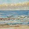 Maurice Christo van Meijel: Noordzee (09 IX 2024 A), pastel, 21 x 21 cm. 150 euro