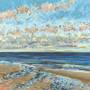 Maurice Christo van Meijel: Noordzee (10 VIII 2022), pastel, 47 x 64 cm. 350 euro