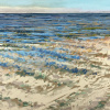 Maurice Christo van Meijel: Noordzee (12 VIII 2022 D) pastel, 47 x 64 cm. 350 euro