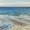 Maurice Christo van Meijel: Noordzee (13 VIII 2022 B) pastel, 47 x 64 cm. 350 euro