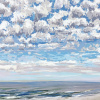 Maurice Christo van Meijel: Noordzee (23 VIII 2023 F), pastel, 33 x 43 cm. 250 euro