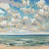 Maurice Christo van Meijel: Noordzee (18 VII 2025 C), pastel, 21 x 21 cm. 150 euro