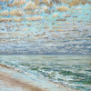 Maurice Christo van Meijel: Noordzee (augustus 2025) pastel op papier, 87 x 67 cm. 1.100 euro