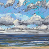 Maurice Christo van Meijel: Noordzee (27 V 2020) pastel, 33 x 43 cm. 250 euro