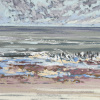 Maurice Christo van Meijel: Noordzee (08 V 2021) pastel, 33 x 43 cm. 250 euro