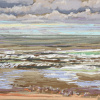 Maurice Christo van Meijel: Noordzee (26 VI 2020) pastel, 33 x 43 cm. 250 euro