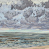 Maurice Christo van Meijel: Noordzee (13 VIII 2021) pastel, 33 x 43 cm. 250 euro