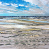 Maurice Christo van Meijel Strand bij De Koog 28 VII 2018 oliepastel op papier, 63 x 83 cm. 495 euro