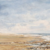 Myriam Weisz: Strand (2026), olieverf op doek, 34 x 84 cm. 1.500 euro