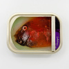 Ortaire de Coupigny: Sardineblikje (small), mixed media, 8 x 11 x 3 cm. 145 euro