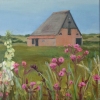 Sanne Kuiper: Boet van Hopman (2024) acryl op doek, 34 x 34 cm. 355 euro