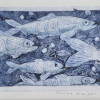 Sanne Kuiper: Haringrace (2026), droge naald III, 15 x 20 cm. 75 euro
