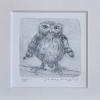 Sanne Kuiper: Puber (2026), droge naald en inkt III, 12,5 x 12,5 cm. 50 euro