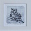 Sanne Kuiper: Punk (2026), droge naald en inkt I, 12,5 x 12,5 cm. 50 euro