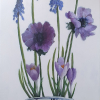 Sanne Kuiper: Lente in de kan (2024), acryl op doek, 84 x 44 cm. 775 euro