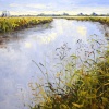 Sonja Brussen: Thunder in my heart (2021) olieverf op doek, 80 x 100 cm. 2.500 euro