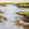 Sonja Brussen: Back on the track, olieverf op doek, 40 x 50 cm. 940 euro