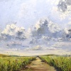 Sonja Brussen: Dune world (2023) olieverf op doek, 100 x 140 cm. 3.600 euro
