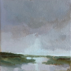 Stella Burggraaf: Ander weer, olieverf op doek, 13 x 13 cm. 110 euro