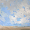 Stella Burggraaf: De wandeling, olieverf op doek, 73 x 73 cm. 1.500 euro