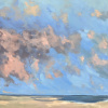 Stella Burggraaf: Zeewind, olieverf op doek, 73 x 73 cm. 1.500 euro