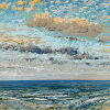 Maurice Christo van Meijel: Noordzee (27 VIII 2025 B), pastel, 53 x 73 cm. 695 euro