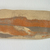 Cecil Kemperink: Texels Landschap III (2026), keramisch wandobject, 23 x 10 x 1,5 cm. 190 euro