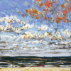 Maurice Christo van Meijel: Noordzee (20 VI 2026 C), pastel op papier, 20 x 20 cm. 150 euro