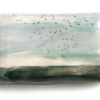 Marieke Peters: Memory of Texel (2026) glazuur en transfer op keramiek, 6 x 11 x 2 cm. 180 euro