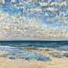 Maurice Christo van Meijel: Noordzee (14 VIII 2022), pastel, 33 x 43 cm. 250 euro