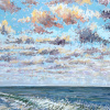 Maurice Christo van Meijel: Noordzee (27 VII 2025 A) pastel op papier, 87 x 67 cm. 1.100 euro