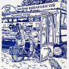 Yvette Schoenmakers: Bijvangst (2024), linodruk 11/100, 43 x 33 cm. 78 euro