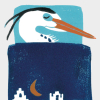 Yvonne Zomerdijk: Dromer (reiger) linoleumdruk 10/22, 25 x 20 cm. 75 euro