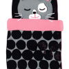 Yvonne Zomerdijk: Dromer (grijze poes) linoleumdruk 4/12, 25 x 20 cm. 75 euro