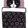 Yvonne Zomerdijk: Dromer (poes) linoleumdruk 6/9, 25 x 20 cm. 75 euro
