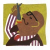 Yvonne Zomerdijk: Mr Yellow (2021) kartondruk 2/8, 21 x 21 cm. 75 euro