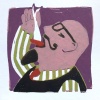 Yvonne Zomerdijk: Mr Pink (2021) kartondruk 2/8, 21 x 21 cm. 75 euro